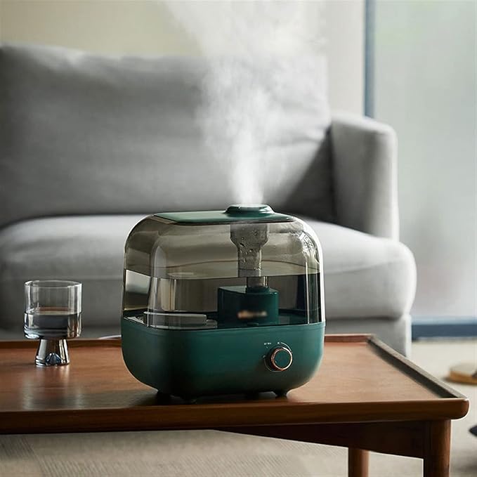 Single Room Humidifiers 5L Large Capacity Humidifier Home Mute Humidifier Top Fill Oil Diffuser Waterless Automatic Power Off Humidifier with Adjustable -360° Rotation Nozzle Cool Mist Humidifier