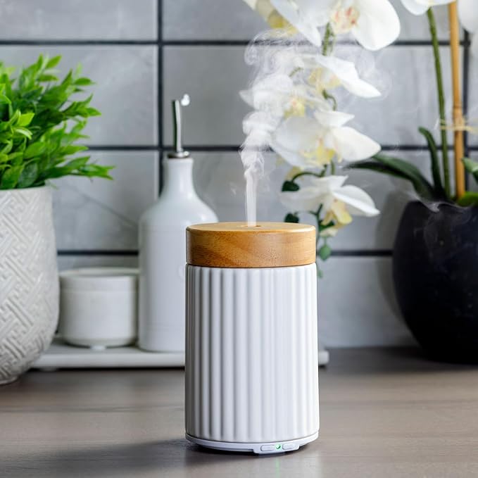 Airome Wood & Ceramic Ultra Sonic Essential Oil Diffuser