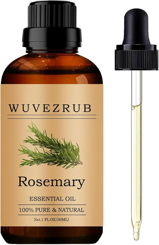 Rosemary Essential Oils, 30ML Pure and Natural Essential Oil for Aromatherapy Diffuser - Rosemary /1 Fl Oz