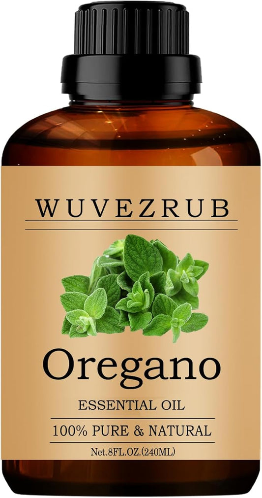 Oregano Essential Oils, 240ML Pure and Natural Essential Oil for Aromatherapy Diffuser - Oregano /8 Fl Oz
