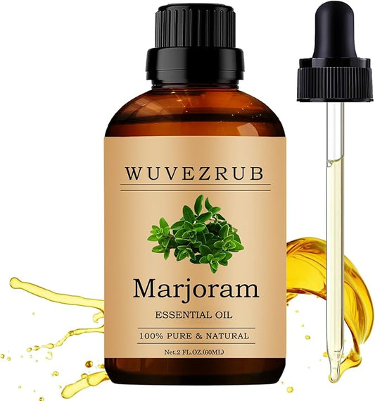 Marjoram Essential Oils 60ML, 100% Pure and Natural Essential Oil for Aromatherapy Diffuser - 2 Fl Oz/Marjoram