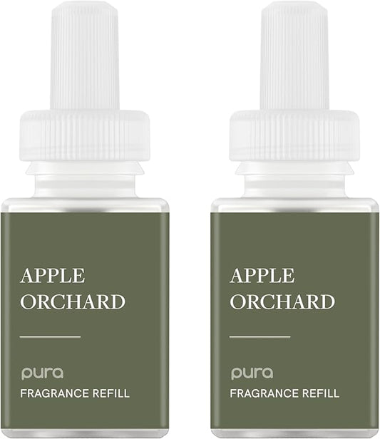 Pura Smart Home Scent Refill - Long-Lasting Premium Fragrance per Refill - Clean Diffuser Fragrance for Home, Office & Apartment - 2 Pack, Apple Orchards