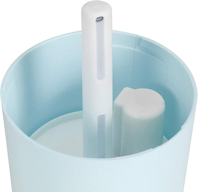 260ml USB Desktop Humidifier, Mini Air Diffuser with Night Light, Quiet Mist Humidifier for Home Office, One - Button Dual Mist Mode, Leak - Proof Design (Blue)