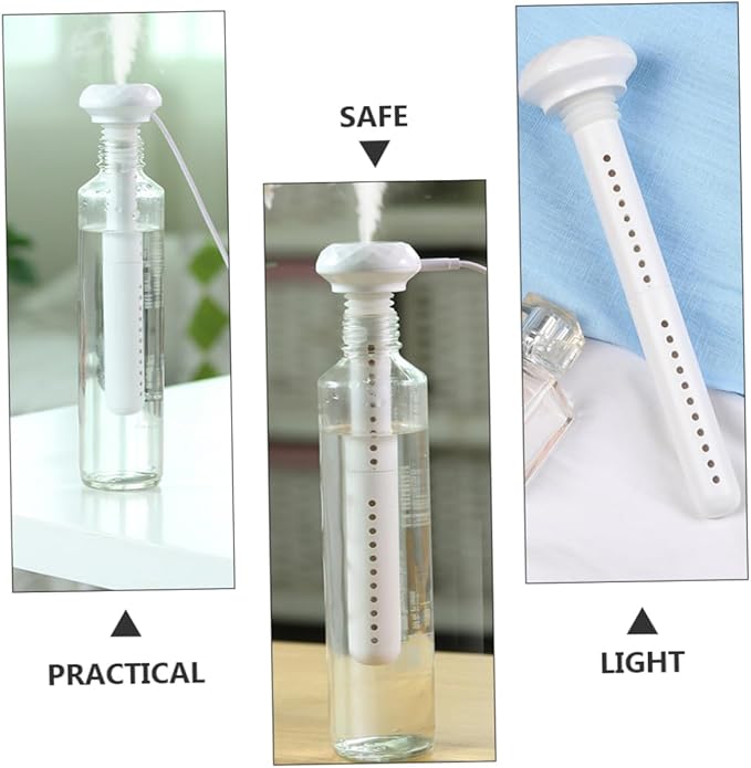 USB Portable Mini Humidifier Travel Air Moistener Essential Oil Diffuser 500ml Capacity Compact Design for Home and Car Use Automatic Shut-Off
