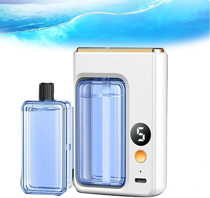 Automatic Aromatherapy Diffuser, Wall Mounted Essential Oil Diffuser, Intelligent Electric Aromatherapy Diffusers for Homee, Rechargeable 5 Mist Modes Aromatherapy Diffusers (Marine)