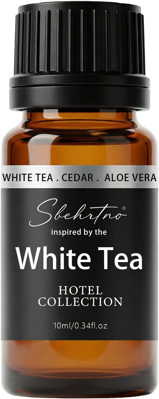 Hotel Collection Diffuser Oil – Inspired by The White Tea Hotel Scent Long-Lasting Home Fragrance for Diffusers & Machines (0.34 Fl Oz (Pack of 1))