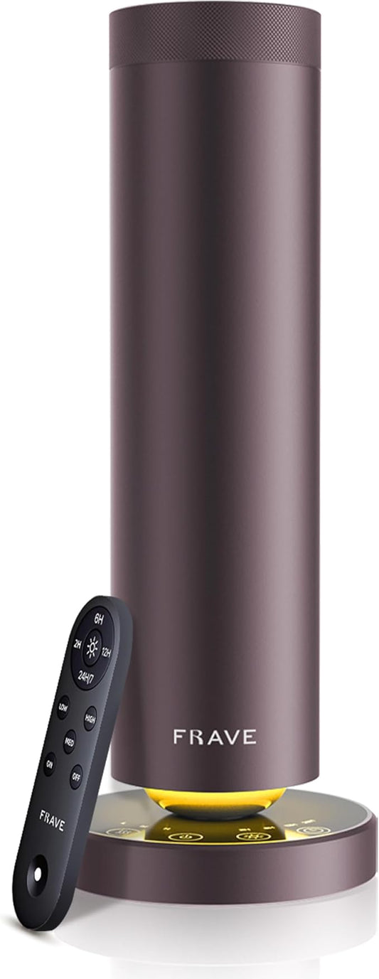 Tower Waterless Scent Diffuser, 2000 Sq Ft Coverage, Luxury Hotel Scent Oil Diffuser for Large Room, Home, Office, Hotel, Remote & App Control, Essential Oil Cold Air Machine, Sandstone