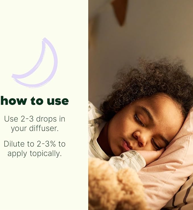 Plant Therapy KidSafe Sweet Slumber Essential Oil Blend 10 mL (1/3 oz) 100% Pure, Undiluted, Relaxing Aromatherapy for Better Sleep