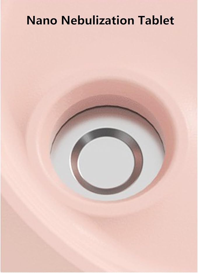 Mini USB Humidifier - Large Capacity, Ultra-Quiet 20dB, 2 Modes (Continuous/Intermittent) with Anti-Dry Burn & Night Light, Nano Mist for Room/Car/Office Desk (<10㎡) (Sky Blue, 420ml)