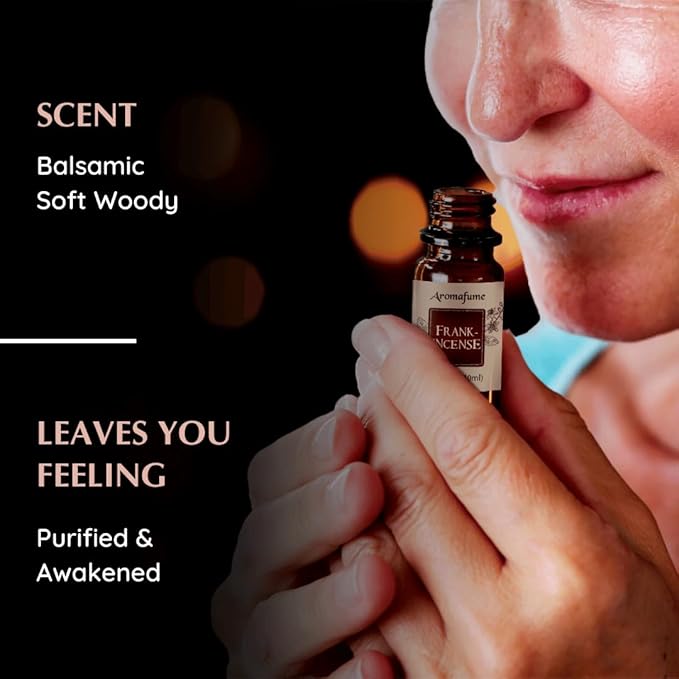 Frankincense Resin Essential Oil Diffuser Blend 30ml by Aromafume | Boswellia Carterii & Boswellia Serrata Extract Blended | Native to East Africa & India | Calms & Relaxes | Charged with Pure Resins