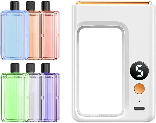 Automatic Aromatherapy Diffuser, Essential Oil Diffusers for Home, Digital Display Version of Aroma Diffuser, Replaceable Scent Diffusers for Home (6pcs_Diffuser)