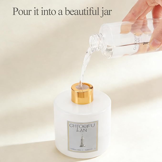 Chloefu LAN Citrus Scented Oil Diffuser Refill 6.76 fl oz Natural Essential Oil, Real Citrus! Holiday Home Fragrance for Bathroom Office Decor
