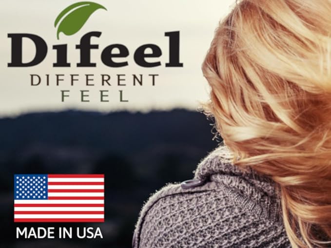 Difeel Premium Natural Hair Oil - Peppermint Oil 7.1 Ounce - For Dry & Flaky Scalp, Cools & Refreshes Hair, Leaves Hair Shiny & Soft, Provides Immediate & Long Lasting Benefits For Hair