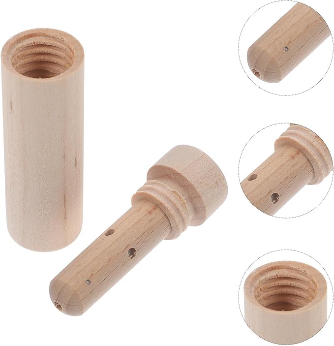 Wooden Nasal Stick Aromatherapy for Adults, Essential Oil Diffuser Tube with Wick, Maple Wood Fragrance Sniffing Stick for Home and Travel Use