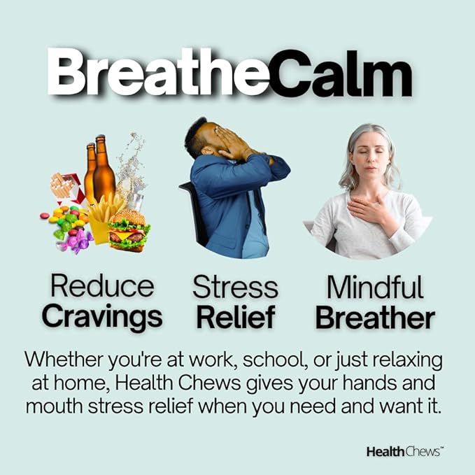 Smokeless Inhaler 3 Pack, Flex Chewable-Breather, Aromatherapy Breathing Tool, Portable Fresh Air Diffuser for Habit Replacement, Wellness Quit Smoking (Lavender Calm - 3 Pack)