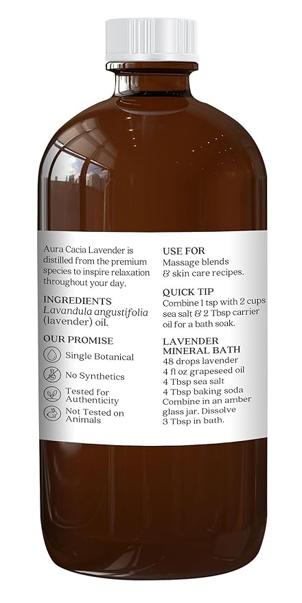 Aura Cacia Lavender Essential Oil 16 fl. oz.