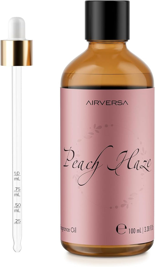 Airversa Diffuser Oil, Fragrance Oil 3.38 Fl Oz | 100 mL - Peach Haze