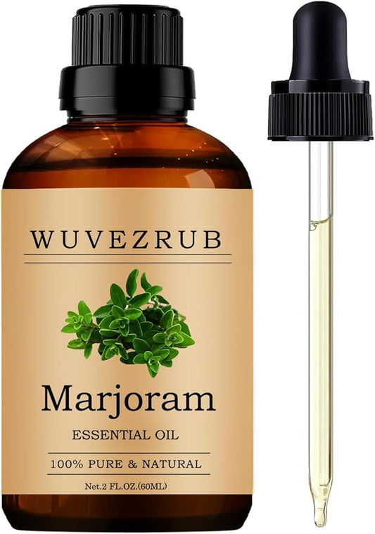 Marjoram Essential Oils, 60ML Pure and Natural Essential Oil for Aromatherapy Diffuser - Marjoram /2 Fl Oz