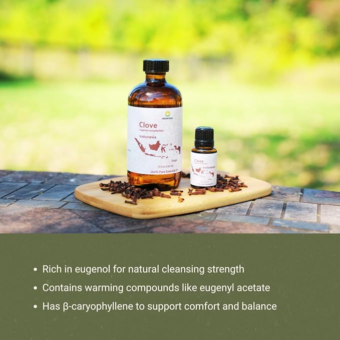 100% Pure Clove Essential Oils - Essential Oils for Diffusers Aromatherapy & Humidifiers (2Lb) | Natural Cold-Pressed
