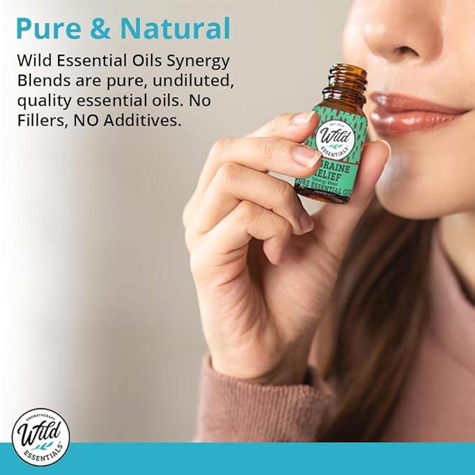 Wild Essentials Alert 100% Pure Essential Oil Synergy Blend - 10ml, Therapeutic Grade - Keeps You Awake, Sharp and Energized with a Fresh, Clean and Uplifting Aroma, Made in The USA