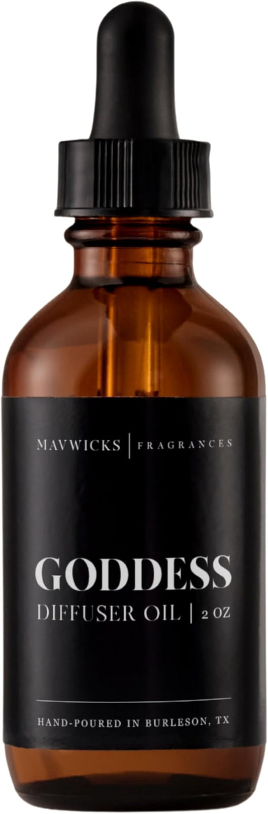 Mavwicks Diffuser Oil (Goddess) – 2oz Premium Essential Oil Blend for Aromatherapy Diffusers, Long-Lasting Luxury Home Fragrance for Living Room, Bedroom, Office, Bathroom & Hotel
