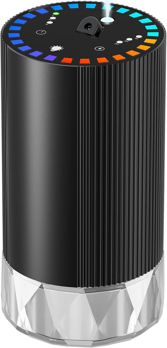 Car Diffuser, Car Air Freshener Diffuser, Waterless Essential Oil Diffuser, Rechargeable for Home Office,30-50hrs Long Lasting ﻿