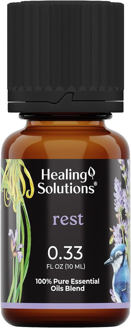 Healing Solutions Rest Blend Essential Oil - 0.33 Fluid Ounces