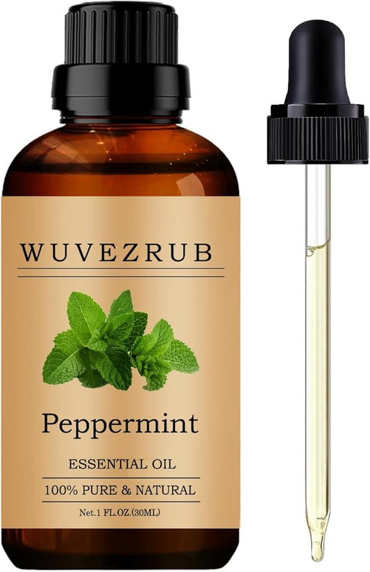 Peppermint Essential Oils, 30ML 100% Pure and Natural Pepper mint Essential Oil for Aromatherapy Diffuser - Peppermint /1 Fl Oz
