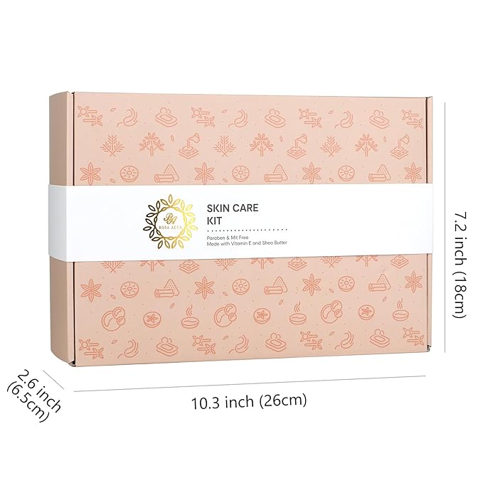 23 Pcs Mother's Day Gifts for Mom, Orange Facial Skin Care Set for Women & Men, Bath and Body Gifts Basket Kit, Home Spa Gift Baskets, Birthday Gifts For Women, Serum, Clay Mask, Christmas,Anniversary