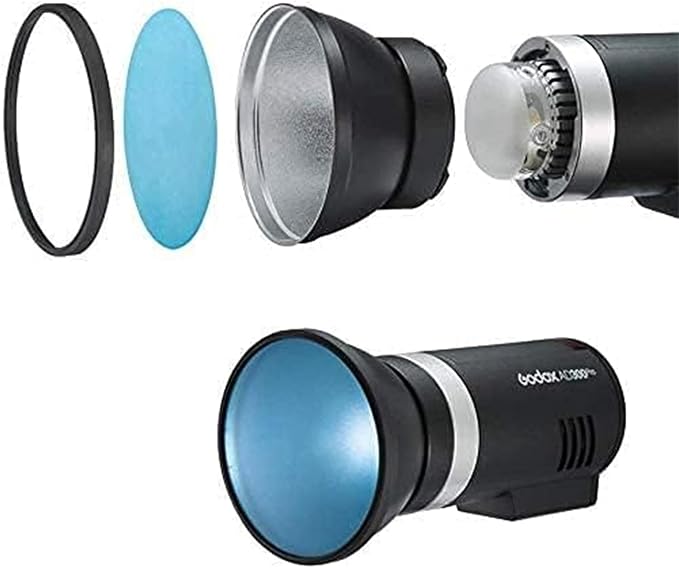 Godox AD-R14 Reflector Diffuser with Honeycomb and 5 Color Filters for AD300Pro/AD400Pro Flash