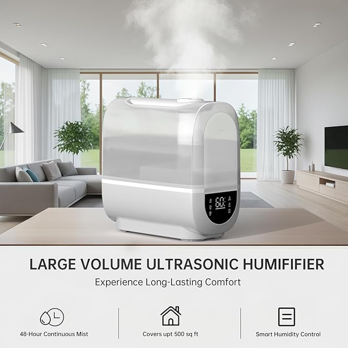 YOGIN Humidifiers for Bedroom Large room