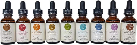 Full Set Hawaiian Flower Essences Kit - 9 Bottles Total