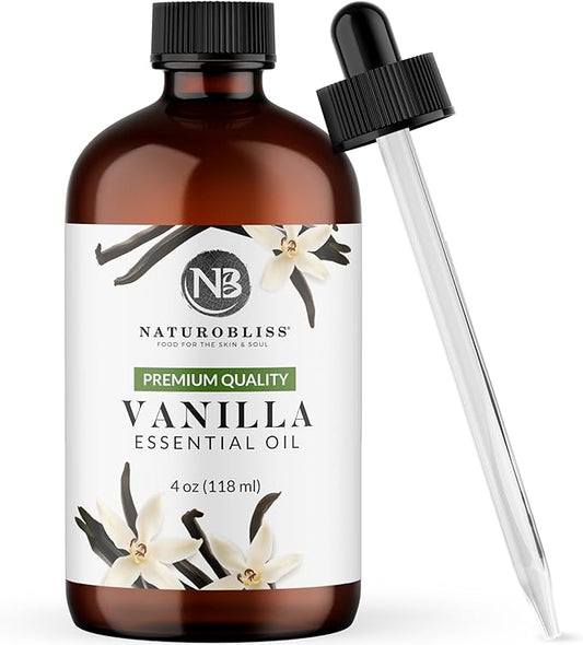 NaturoBliss Vanilla Essential Oil (4oz) Premium Quality