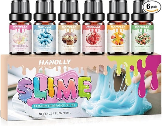 Premium Essential Oil Set, Fragrance Oil for Candle & Soap Making, Essential Oils for Diffusers for Home, Diffuser Oil Scents, Aromatherapy Scented Oils (6X10ml)