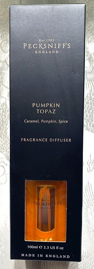 Pecksniff's Pumpkin Topaz Fragrance Diffuser 3.3 oz