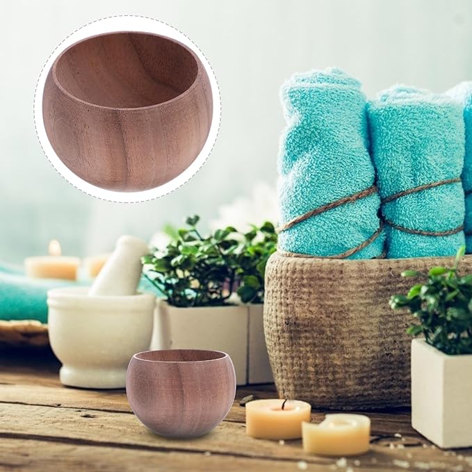 UPKOCH Wood Essential Oil Diffuser Stand Small Walnut Aromatherapy Diffuser for Home and Car Non-fire Scented Diffused Wood for Relaxation and Air Freshening