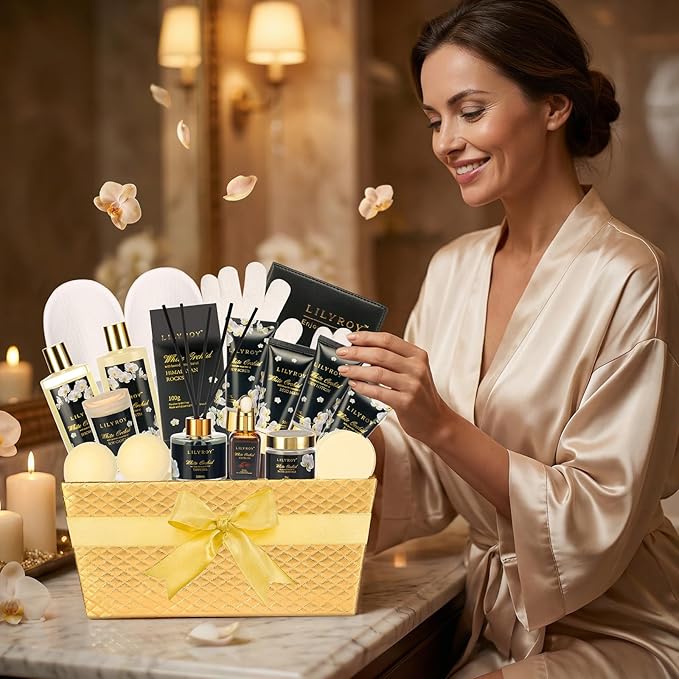Mothers Day Gifts for Women - 18-Piece Luxurious Spa Gift Set, Premium Bath Collection | Fathers Day, Valentines Day Gift, Birthday Gifts, Christmas, All Occasion Ultimate Holiday Gift