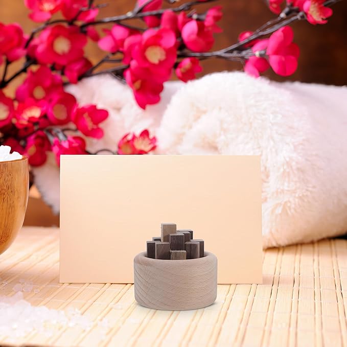 Holibanna Wood Diffuser Ornament for Home and Office Natural Beech Wood Aromatherapy Decor Handmade Essential Oil Diffuser for Domestic Use and Relaxing Ambiance