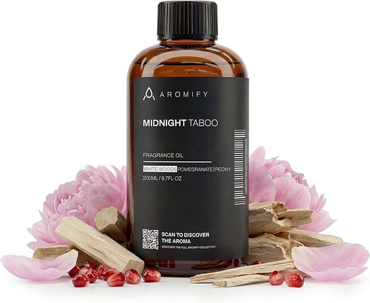 Midnight Taboo Diffuser Oil, Inspired by Luxury Hotels, 6.7 Fl Oz 200 mL, Hotel Scent for Home, Office, Bathroom & Spa, Aromatherapy Essential Oil, Lemon & Pomegranate Scents.