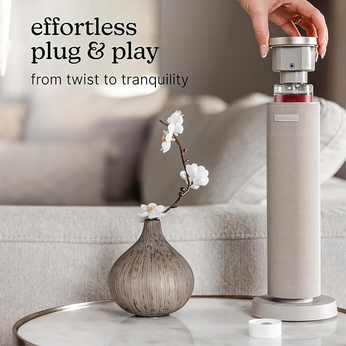 Homedics SereneScent Waterless Diffuser Oil Refill — Autumn Breeze (120ml). Clean, Safe & Fresh Botanical Spa Fragrance. Compatible with SereneScent Diffusers. Easy Twist Plug & Play.