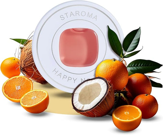 Happy (Citrus Essential Oil Refill), Compatible with STAROMA Waterless Essential Oil Diffuser – Premium Aromatherapy Fragrance, Gentle and Consistent Scent – for 200 sqft Small Room, Office, Car