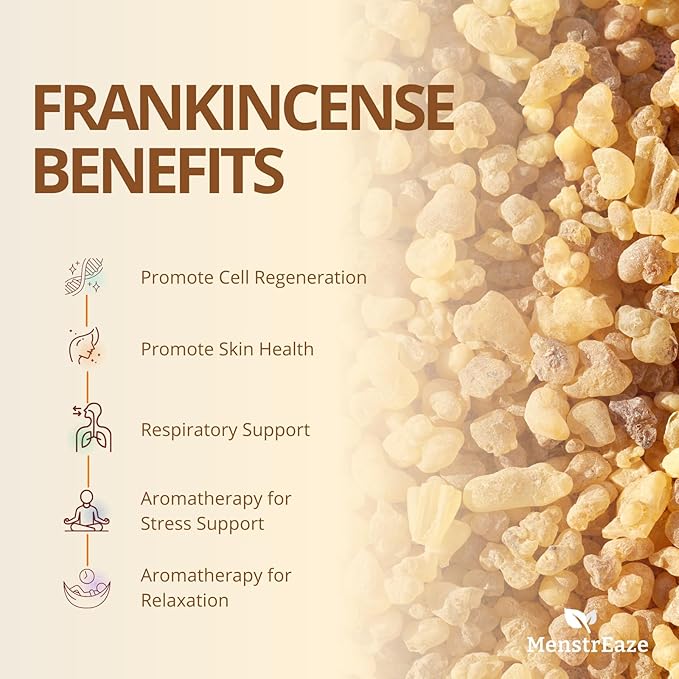 Skin Safe Frankincense Essential Oil for Face and More, 100% Natural & Pure Frankincense Oil for Skin, Candle Making, Body Massages, Therapeutic Grade Essential Oil, Woody & Soothing Scent, 10ml