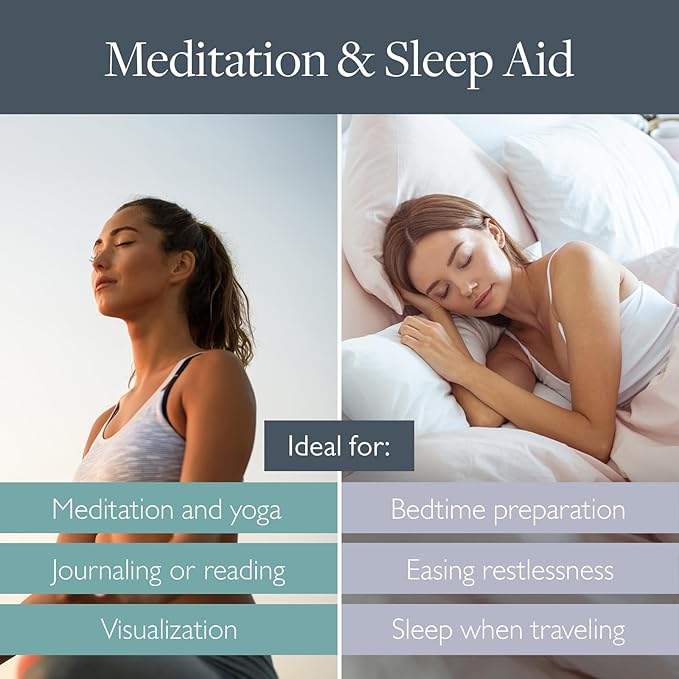 Scentered Aromatherapy Balm Sticks for Sleep & Meditation - Roll On Essential Oil Blends of Oud, Lavender, Ylang Ylang - Aromatherapy Gifts for Women - Sleep Well & Escape