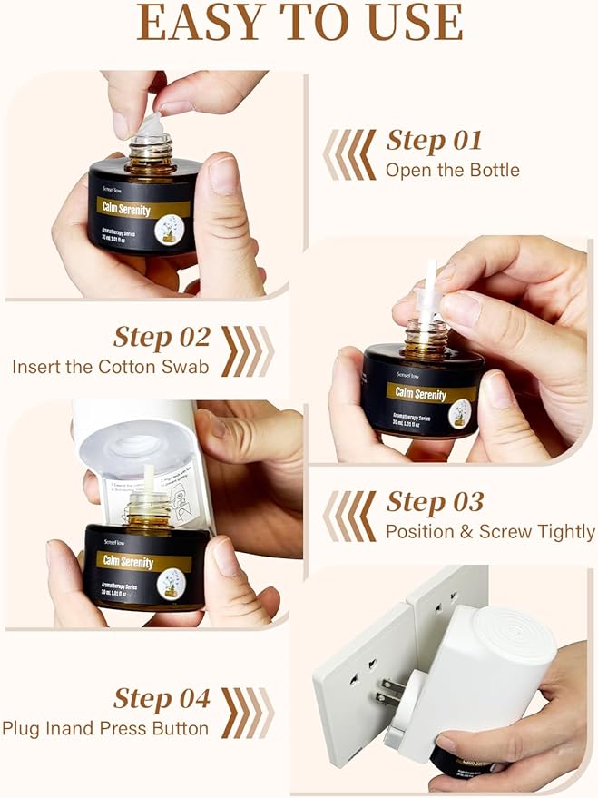 Home Scent Refill for Space Fragrance Diffuser SF101/SF101S, Up to 120 Days of Premium Fragrance per Refill, Household Essential 1 Pack, Bergamot