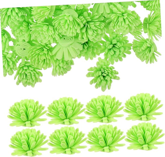 PRETYZOOM 100pcs Aromatherapy Flower Diffuser Sticks Portable Artificial Chrysanthemum Essential Oil Diffusers for Home Bathroom Bedroom Office Air Freshener Decor