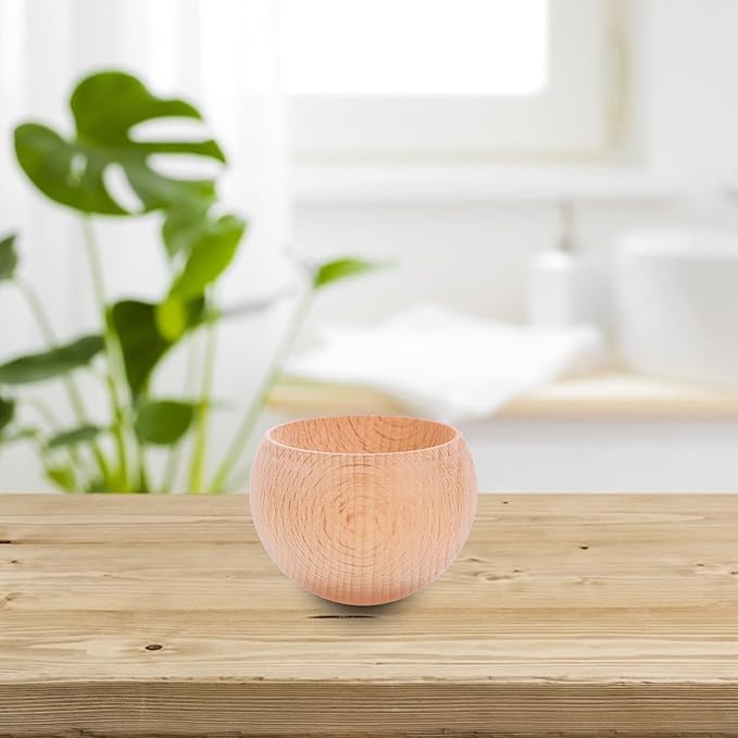 VILLCASE Wooden Essential Oil Diffuser Ball Small Beechwood Aromatherapy Perfume Diffuser for Home Office Car Fragrance