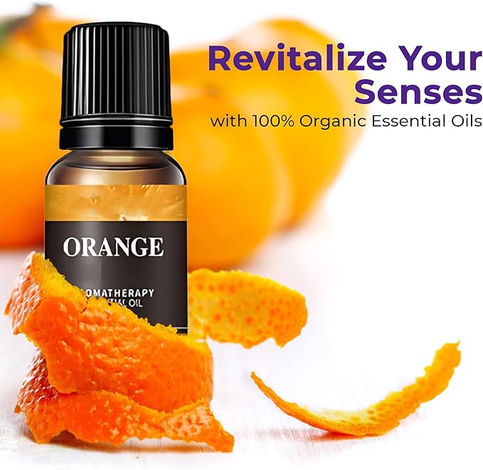 A CENTER Essential Oils Set Created for Humidifiers and Diffusers, Aromatherapy Diffuser Oils Scents, Essential Oil Kit for Home Use, Essential Oil Pack with Various Scents（8X10ML