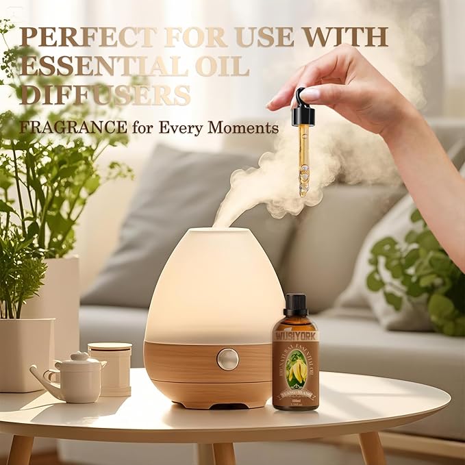 Ylang-Ylang Essential Oil 100ML - 100% Pure and Natural Therapeutic Grade Oils for Aromatherapy Diffuser - 3.4 Fl Oz/Ylang-Ylang