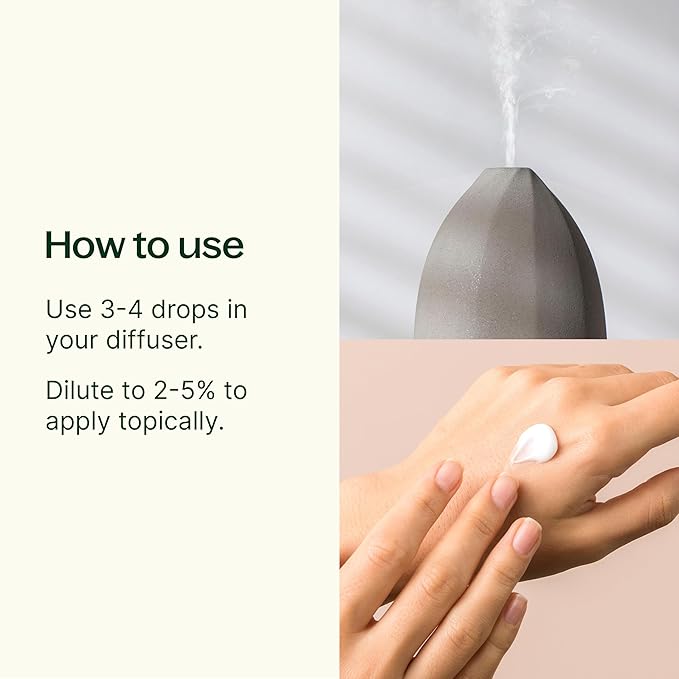 Plant Therapy Organic Copaiba Essential Oil (Oleoresin), 10 mL (1/3 oz), 100% Pure, USDA Certified Organic, Undiluted, Aromatherapy for Diffuser & Skincare
