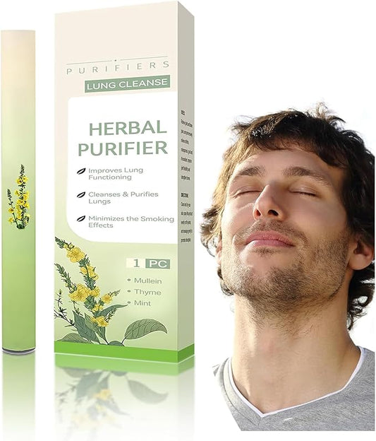 Herbal Diffuser Pen, Herbal Pure Breath Botanicals, Mullein and Mint Pen for Daily Freshness & Relaxing Aroma